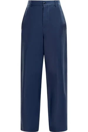Marni Leather straight-leg trousers