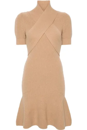 Patou Wrap-front mini dress