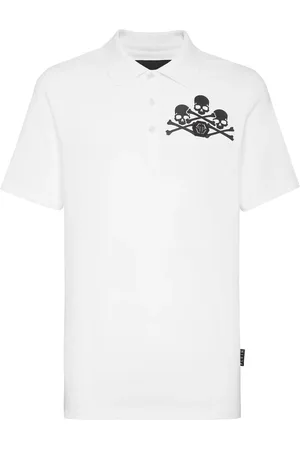 Philipp Plein Skull logo polo shirt