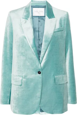 FORTE FORTE Single-breasted velvet blazer
