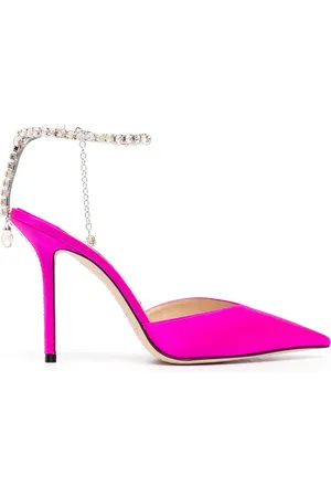 Jimmy Choo Saeda 100mm satin pumps