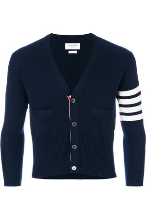 Thom Browne 4-Bar Short Cashmere Cardigan