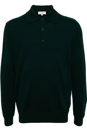 MAN ON THE BOON. Cashmere polo jumper