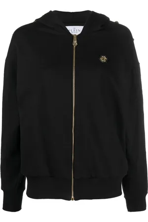 Philipp Plein Studded zip-front hoodie