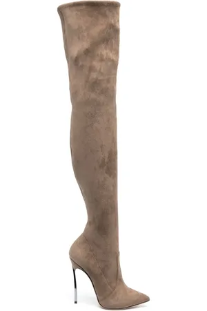 Casadei 115mm Blade suede boots