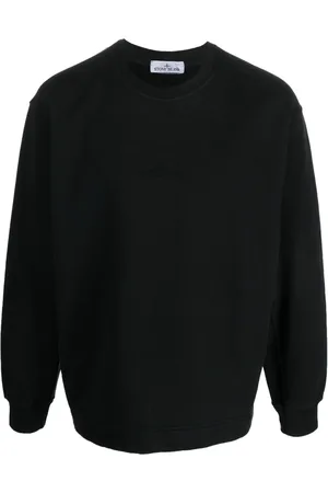 Stone Island Logo-embroidered cotton sweatshirt