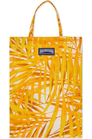 Vilebrequin Palm leaves-print cotton pareo