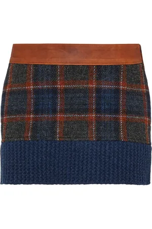 Dsquared2 Logo-plaque knitted mini skirt