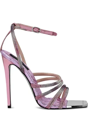 Philipp Plein Mirror Crystal 120mm stud-embellished sandals