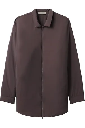 FEAR OF GOD Logo-embossed zip-up shirt jacket