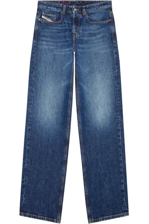Diesel D-Macro logo patch jeans