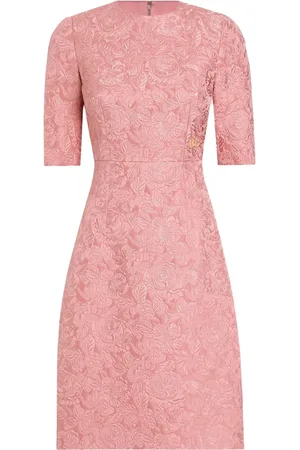 Dolce & Gabbana Floral-jacquard midi dress