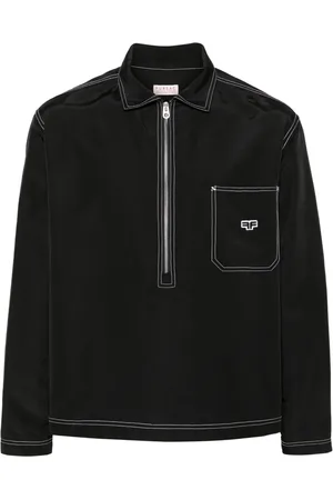 Fursac Logo-patch shirt