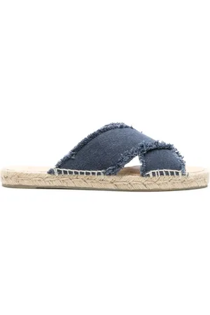 CASTA Palmera canvas espadrille slides