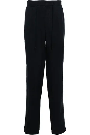 N.PEAL Sorrento linen drawstring trousers
