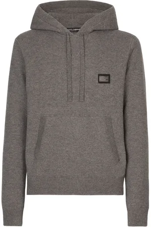 Dolce & Gabbana Logo-tag wool-cashmere hoodie