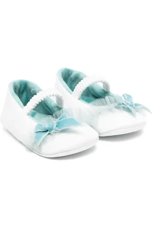 COLORICHIARI Bow-detail ballerina shoes