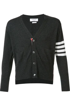 Thom Browne 4-Bar Short Cashmere Cardigan