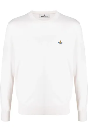 Vivienne Westwood Orb-embroidery crew-neck jumper