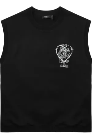 FIVE CM Slogan-print tank top