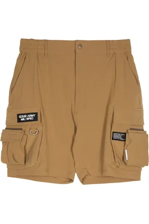 Izzue Logo-appliqu?? ripstop cargo shorts