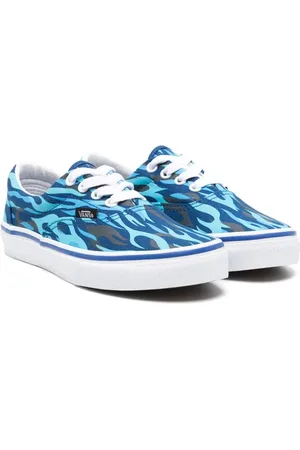 Vans Era flame-print sneakers