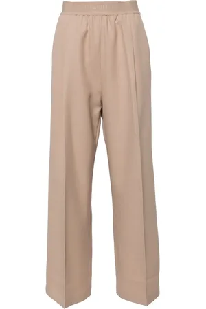 Stockholm Surfboard Club Pressed-crease straight trousers