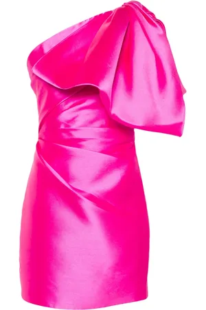 Solace Marcela oversized-bow minidress