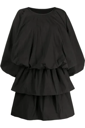 GOEN.J Balloon-sleeves poplin dress
