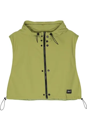 FIVE CM Drawstring hooded gilet