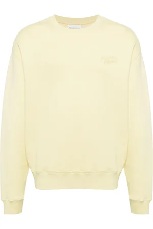 Maison Kitsuné Logo-embroidered cotton sweatshirt