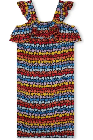 Sonia Rykiel Enfant Logo-print cotton dress