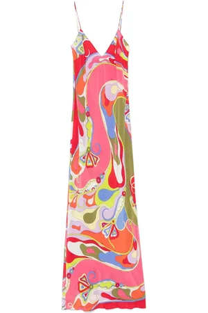 Puccini Orchidee-print dress