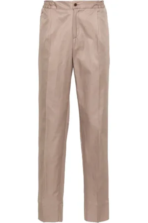 Kiton Elasticated-waistband tapered trousers
