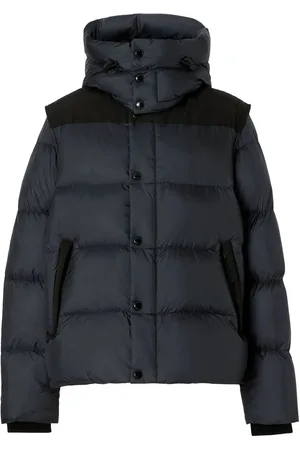 Burberry Detachable-sleeve puffer jacket