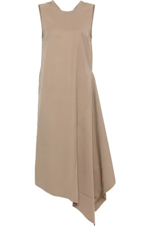 UMA WANG V-back draped dress