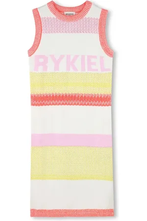 Sonia Rykiel Enfant Logo-embroidered midi dress
