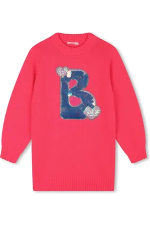 Billieblush Sequin-embellished knitted dress
