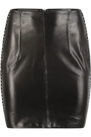 RTA Kalana lambskin skirt