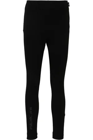 Moncler Rubberised-logo performance leggings