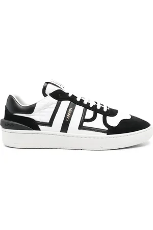 Lanvin Panelled lace-up sneakers