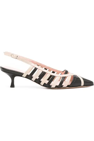 ANNA F. 60mm leather pumps