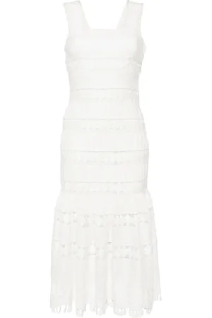 ZIMMERMANN Trimmed midi dress