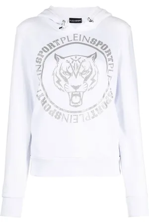 Philipp Plein Logo-print tiger hoodie