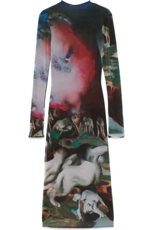 MUGLER X Ambera Wellmann Impossession midi dress