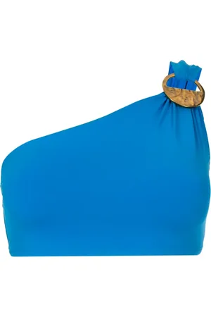 Lenny Niemeyer Hardware-embellished one-shoulder bikini top