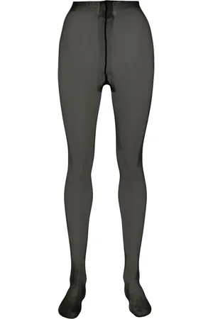MAISON CLOSE Satin high-waisted tights