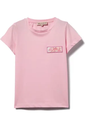 PUCCI Junior Appliqu??-detail cotton T-shirt
