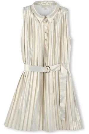 Michael Kors Belted pleated dress