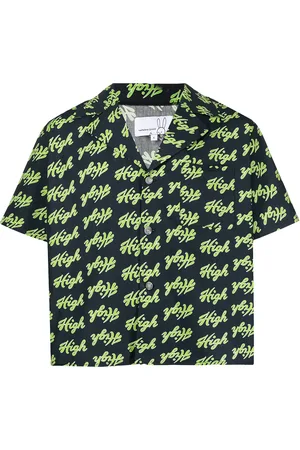 Natasha Zinko Slogan-print short-sleeved shirt